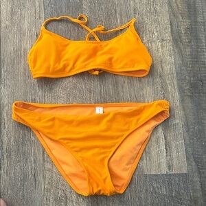 Bright Orange Bikini Set